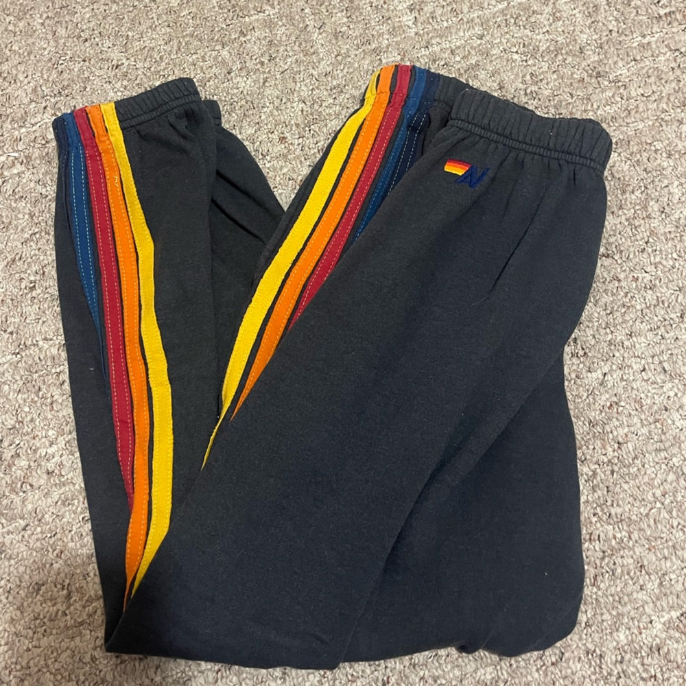 Aviator Nation 5 stripe sweatpants
